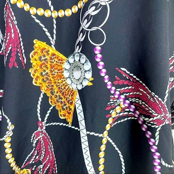 VERSACE inspired button up collar tie Size L print - Picture 6 of 6